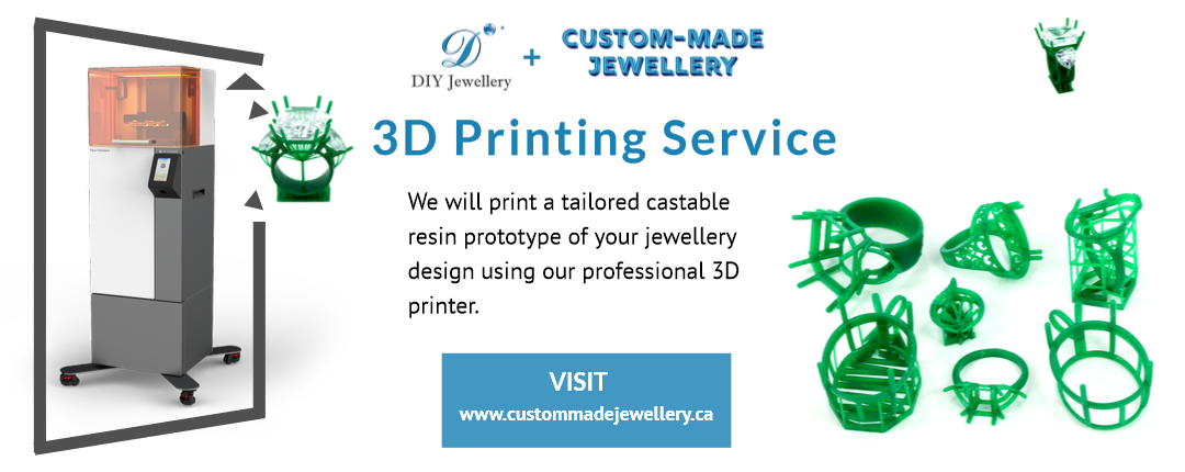 Custom-Made Jewellery 3D Printing