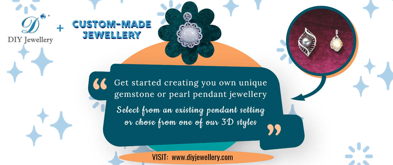 DIY Jewllery + Custom-Made Jewellery for inspiration to create your own pendant jewellery